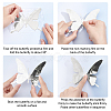 Unicraftale 12Pcs 6 Style Stainless Steel Butterfly Wall  Decoration Pendants STAS-UN0036-52P-5