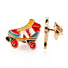 Alloy Enamel Brooches JEWB-N006-025-NR-4