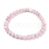 Natural Kunzite Stretch Bracelets BJEW-JB03738-01-1