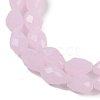 Electroplate Imitation Jade Glass Beads Strands EGLA-N013-J8mm-D01-3