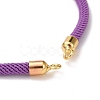 Adjustable Polyester Cord Bracelet Making MAK-C001-01A-2