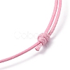 Adjustable Korean Waxed Polyester Cord Bracelets BJEW-JB05482-5