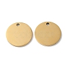 304 Stainless Steel Pendants STAS-Q308-09J-G-1