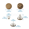 Alloy Buttons PALLOY-TA0001-39-8