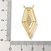 Brass Micro Pave Cubic Zirconia Pendants KK-B124-10GP-3