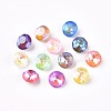 Faceted Glass Pointed Back Rhinestone Cabochons GLAA-L021-E01-1