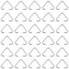 SUNNYCLUE 400Pcs 304 Stainless Steel Triangle Rings STAS-SC0006-24-1