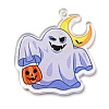 Halloween Theme Printed Acrylic Pendants OACR-P026-B06-1