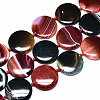 Natural Multi-Color Agate Beads Strands G-S370-075-1