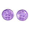 Spray Painted Transparent Resin Cabochons CRES-S302-64-A04-2