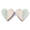 Resin & Wood Two Tone Cabochons RESI-R425-04H-2