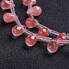 Cherry Quartz Glass Beads Strands G-J360-04-1