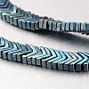 Electroplate Non-magnetic Synthetic Hematite Bead Strands G-F300-19-07-1