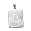 Non-Tarnish 304 Stainless Steel Pendants STAS-K216-48B-P-1