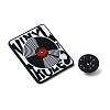 Record with Word Enamel Pins JEWB-Z017-04A-3