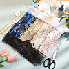 3D Flower Organgza Polyester Embroidery Ornament Accessories DIY-WH0297-20F-4