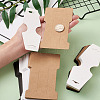 Cardboard Fold Over Paper Display Hanging Cards & Hair Clip Display Cards CDIS-TA0001-09-6