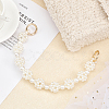 Plastic Imitation Pearl Beaded Bag Handle FIND-WH0111-177-5