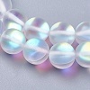 Synthetic Moonstone Beads Strands G-E468-G01-10mm-3