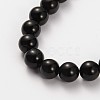 Natural Obsidian Beads Strands X-G-O030-4mm-08-2
