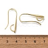 Brass Earring Hooks KK-H502-11G-3