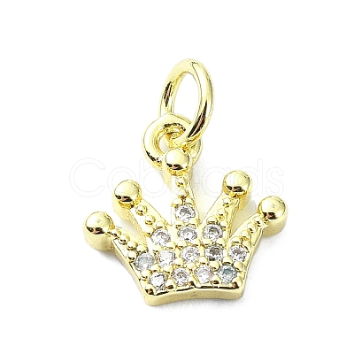 Brass Micro Pave Cubic Zirconia Pendants KK-H475-26A-02G-1