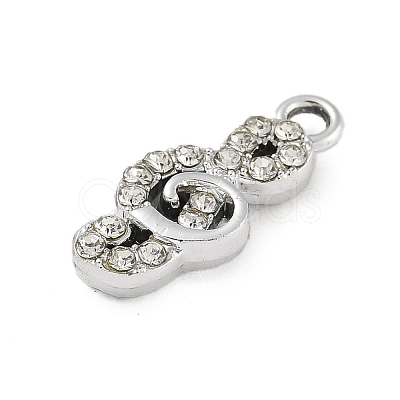 Alloy Rhinestone Pendants PALLOY-P308-02P-1