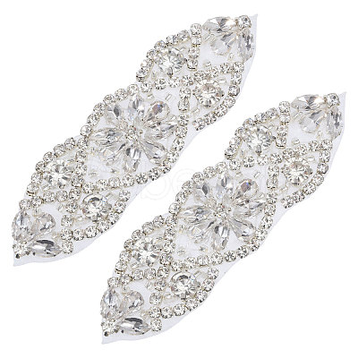 Rhinestone Self Adhesive Appliques Ornament Accessories DIY-WH0568-50A-1