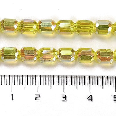 Electroplate Glass Beads Strands EGLA-D030-19B-1