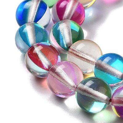 Synthetic Moonstone Beads Strands X-G-P528-J02-21-1