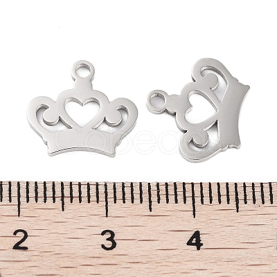 Non-Tarnish 316 Surgical Stainless Steel Charms STAS-C096-06P-1