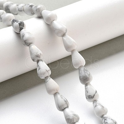 Natural Howlite Beads Strands G-B106-A26-01-1