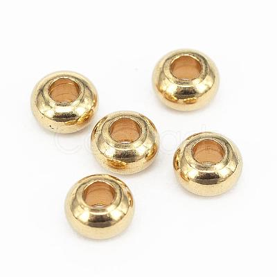 Brass Spacer Beads KK-F713-03C-1