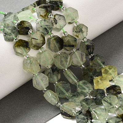 Natural Prehnite Beads Strands G-P534-A01-01-1