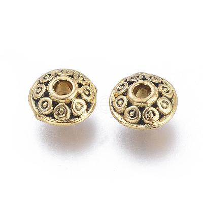 Tibetan Style Alloy Spacer Beads GLF0725Y-NF-1