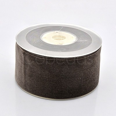 Polyester Velvet Ribbon for Gift Packing and Festival Decoration SRIB-M001-50mm-850-1