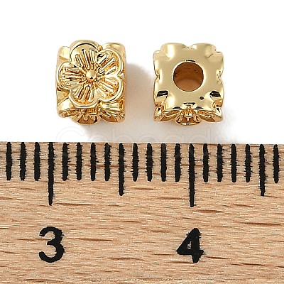 Brass Beads KK-P283-14G-1