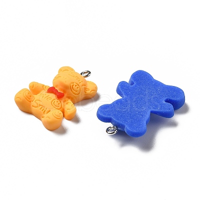 Opaque Resin Pendants RESI-D055-078P-1