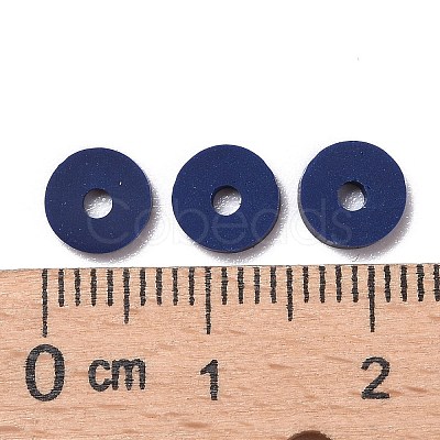 Handmade Polymer Clay Beads CLAY-R067-6.0mm-B35-1