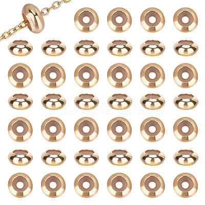 Unicraftale 80Pcs Brass Beads KK-UN0001-57-1