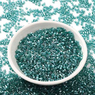 Transparent Colours Luster Glass Seed Beads SEED-S042-20B-07-1