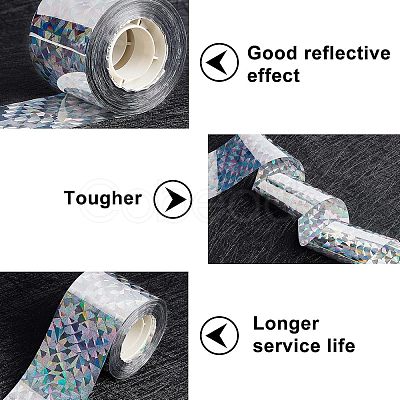 SUPERFINDINGS Self-Adhesive Bird Repellent Scare Tape TOOL-FH0001-12-1