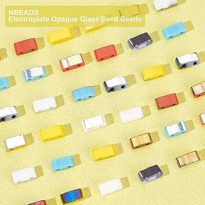 Nbeads 600Pcs 12 Colors Opaque Glass Seed Beads SEED-NB0001-67-1