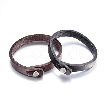 Leather Cord Bracelets BJEW-P099-13-1