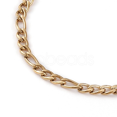 Men's 304 Stainless Steel Figaro Chains BJEW-JB05840-02-1