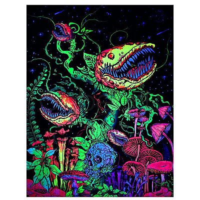 Polyester Glow in The Dark Wall Tapestry AJEW-WH0042-47C-1