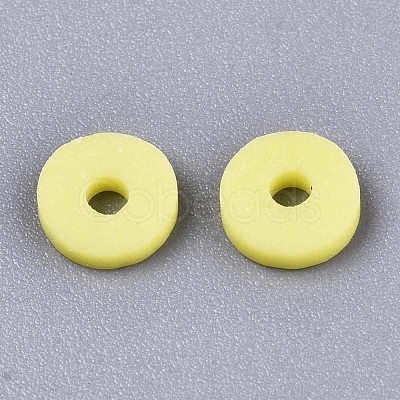 Handmade Polymer Clay Beads X-CLAY-Q251-4.0mm-35-1