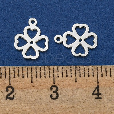 925 Sterling Silver Hollow Charms STER-C007-01B-S-1