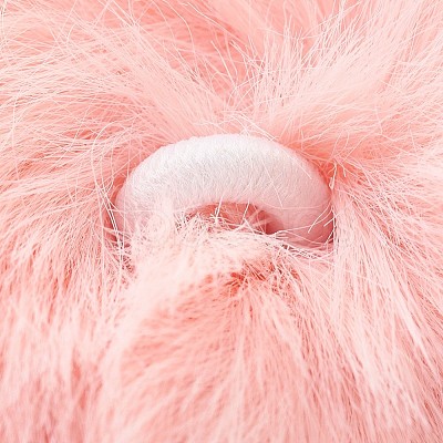 Handmade Faux Rabbit Fur Pom Pom Ball Covered Pendants WOVE-F020-A06-1