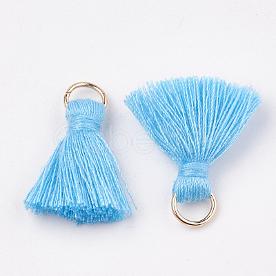 Polycotton(Polyester Cotton) Tassel Pendant Decorations FIND-S280-10-1